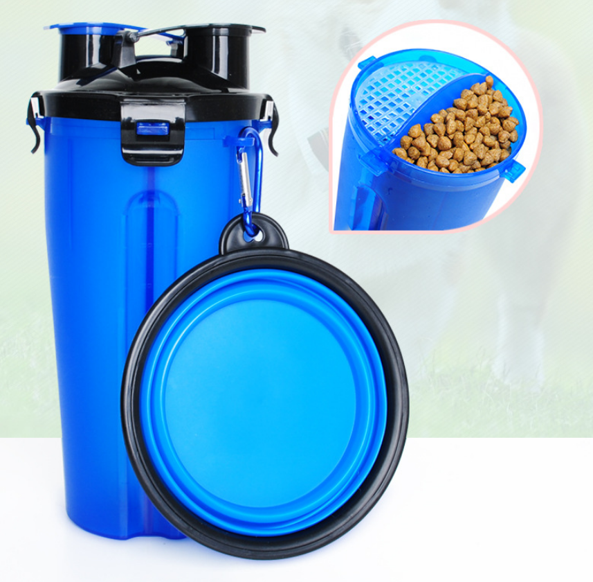 SnackPaws™ | 2-in-1 waterflesdispenser voor huisdieren