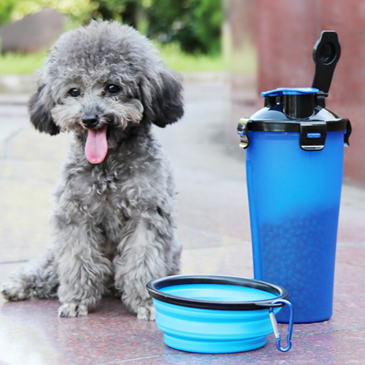 SnackPaws™ | 2-in-1 waterflesdispenser voor huisdieren