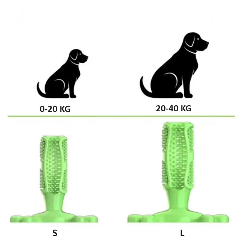 BrushPup™ | Stralend hondengebit in één speeltje